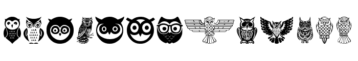 Owl Font LOWERCASE
