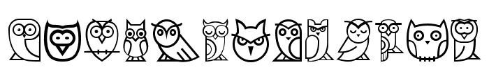 Owls Regular Font LOWERCASE