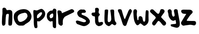 Own Handwriting Etc Font LOWERCASE
