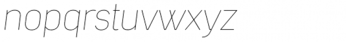 Owen S. Thin Italic Font LOWERCASE