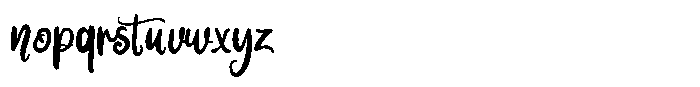 Own Jumps Hummels Regular Font LOWERCASE