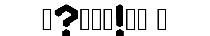 Oxeye Regular Font OTHER CHARS