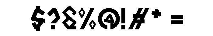 Oxgeren Font OTHER CHARS