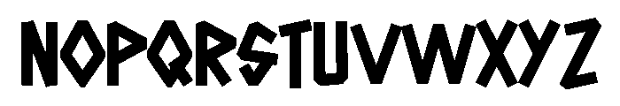 Oxgeren Font UPPERCASE
