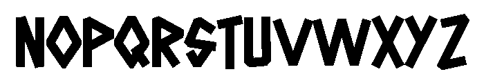 Oxgeren Font LOWERCASE