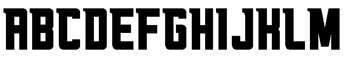 Oxyden Bold Font UPPERCASE