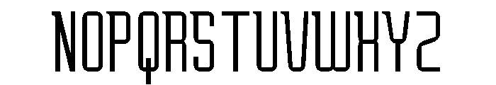Oxyden Light Font UPPERCASE