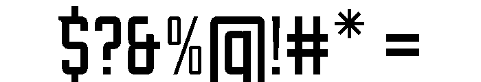 Oxyden Regular Font OTHER CHARS