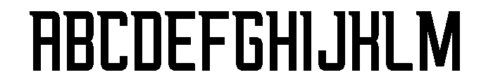 Oxyden Regular Font UPPERCASE