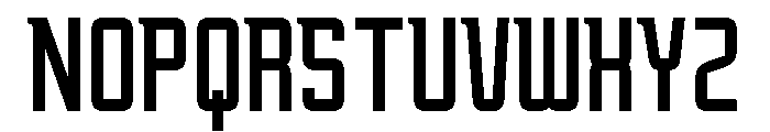 Oxyden Regular Font UPPERCASE