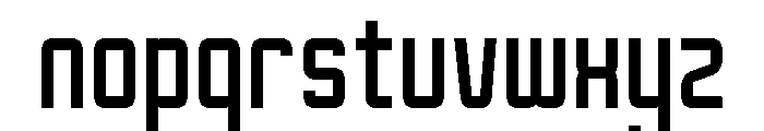 Oxyden Regular Font LOWERCASE