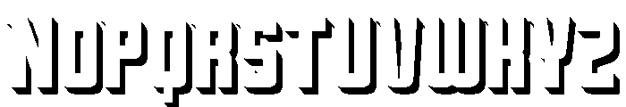 Oxyden Shadow Bold Font UPPERCASE