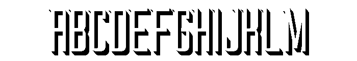 Oxyden Shadow Light Font UPPERCASE