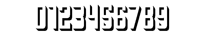 Oxyden Shadow Font OTHER CHARS