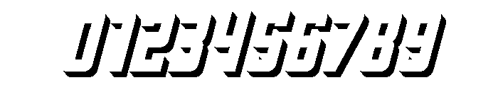 Oxyden Slant Shadow Bold Font OTHER CHARS