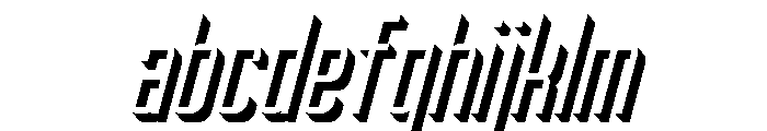 Oxyden Slant Shadow Light FONT