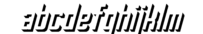Oxyden Slant Shadow FONT