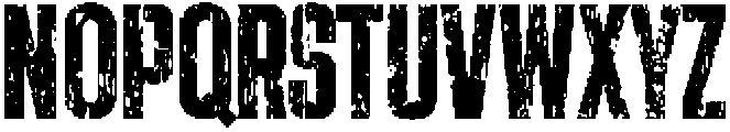 OXIDO Eroded otf (400) Font UPPERCASE