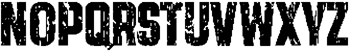 OXIDO Eroded otf (400) Font LOWERCASE