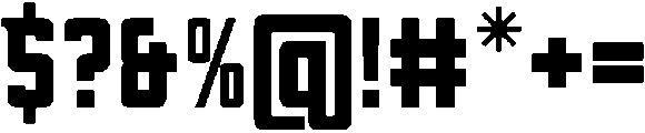Oxyden Bold otf (700) Font OTHER CHARS