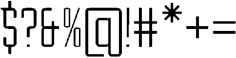 Oxyden Light otf (300) Font OTHER CHARS