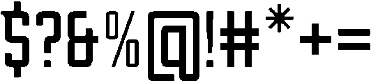 Oxyden Regular otf (400) Font OTHER CHARS