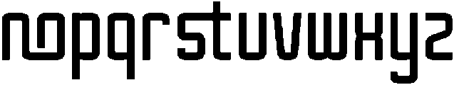 Oxyden Regular otf (400) Font LOWERCASE
