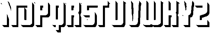 Oxyden Shadow Bold otf (700) Font UPPERCASE