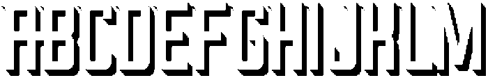 Oxyden Shadow otf (400) Font UPPERCASE