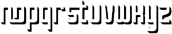 Oxyden Shadow otf (400) Font LOWERCASE