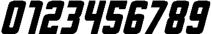 Oxyden Slant Bold otf (700) Font OTHER CHARS
