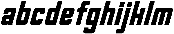Oxyden Slant Bold otf (700) FONT