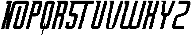 Oxyden Slant Light otf (300) Font UPPERCASE