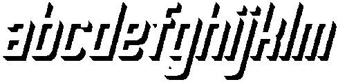 Oxyden Slant Shadow otf (400) FONT