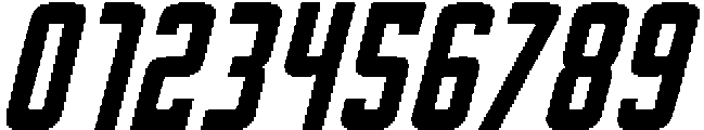 Oxyden Slant otf (400) Font OTHER CHARS
