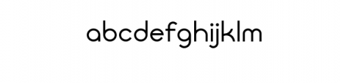 Oxygen st typeface Font LOWERCASE