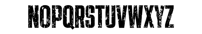 OXIDO Eroded Font UPPERCASE
