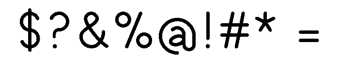 Oxbot Font OTHER CHARS