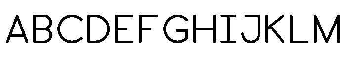 Oxbot Font UPPERCASE