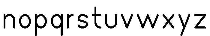 Oxbot Font LOWERCASE