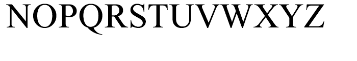 Oxford Narrow Font UPPERCASE
