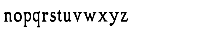 Oxonia Roman Condensed Bold Font LOWERCASE