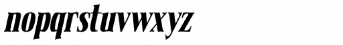 Oxbridge Italic Font LOWERCASE