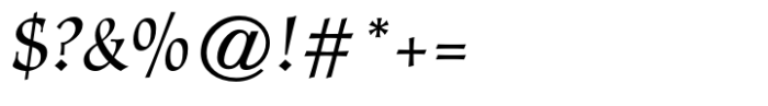 Oxford Std Regular Font OTHER CHARS