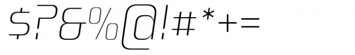 Oxima Light Italic Font OTHER CHARS