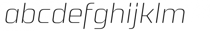 Oxima Light Italic Font LOWERCASE