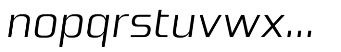 Oxima Regular Italic Font LOWERCASE