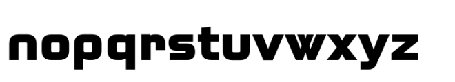 Oxona Extra Bold Font LOWERCASE