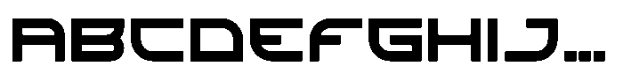 Oxtreon Font UPPERCASE