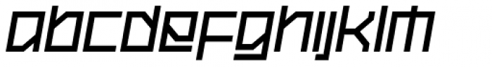 Oxygen Bold Italic Font LOWERCASE